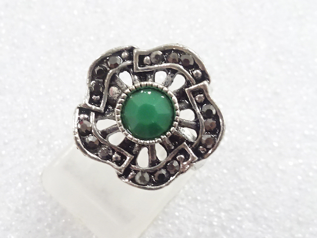 COLORED STONE FASHION RING / JP SIZE 9.5